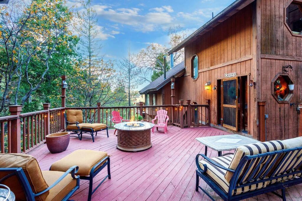 Lakeview 3-Story Winter Home Crestline Exterior foto